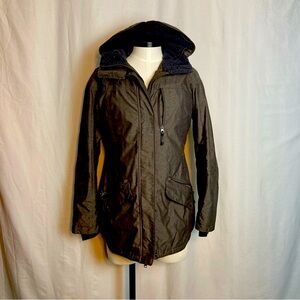 Gray-Brown Columbia Medium Weight Omni Heat Ski Water Resistant Jacket